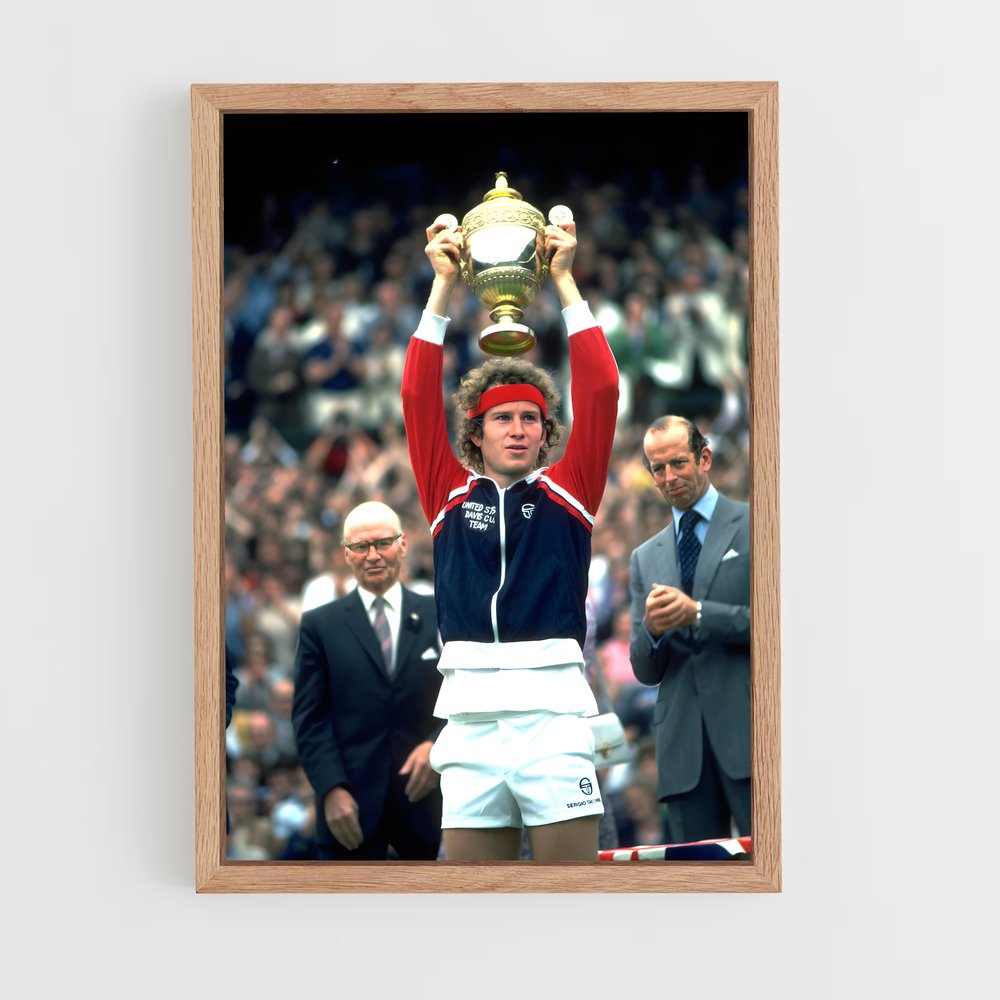 Poster John de mcenroe – affiche Tennis (vue 4)